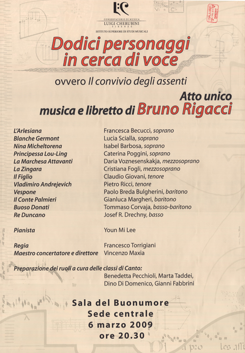 Dodici personaggi in cerca di voce